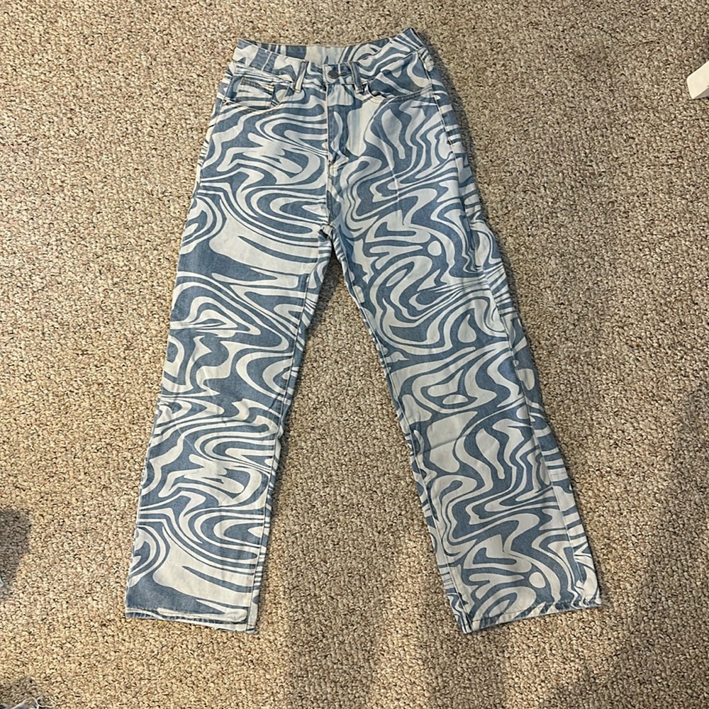 Shein Swirl Jeans